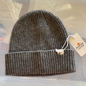 Beanie Grey UNISEX Marine Layer Charcoal Knit